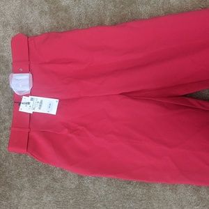 Zara Womens Pleated Menswear Style Pants Size XL